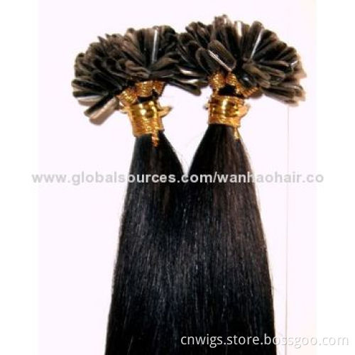 Italian Keratin Prebonded Remy/U-tip Human Hair Extension